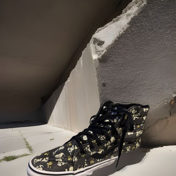 Vans x Peanuts Sk8-HiSnoopy Mummies Glow Black, Kids 6.5 - Picture 6 of 13